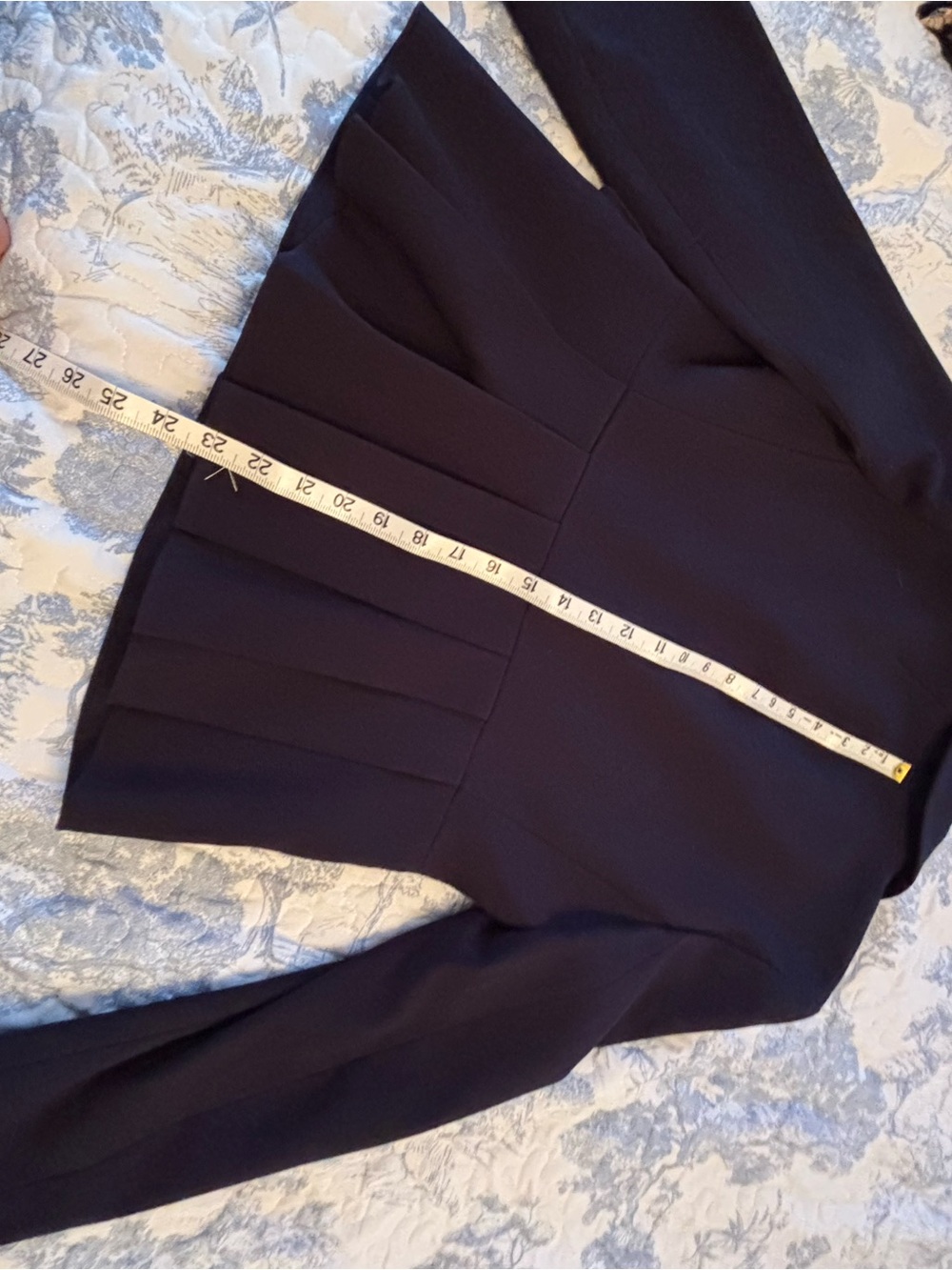 J. Crew Navy Blazer sz 8 Mayfair Classic Tailored Jacket gold 1-button preppy - Picture 9 of 16